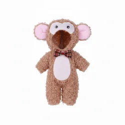 Cute Lace Doll Dress Top Jumpsuit Cartoon Animals Miniature Hat Suit For Ob11 16~17cm Doll Clothes Accessories