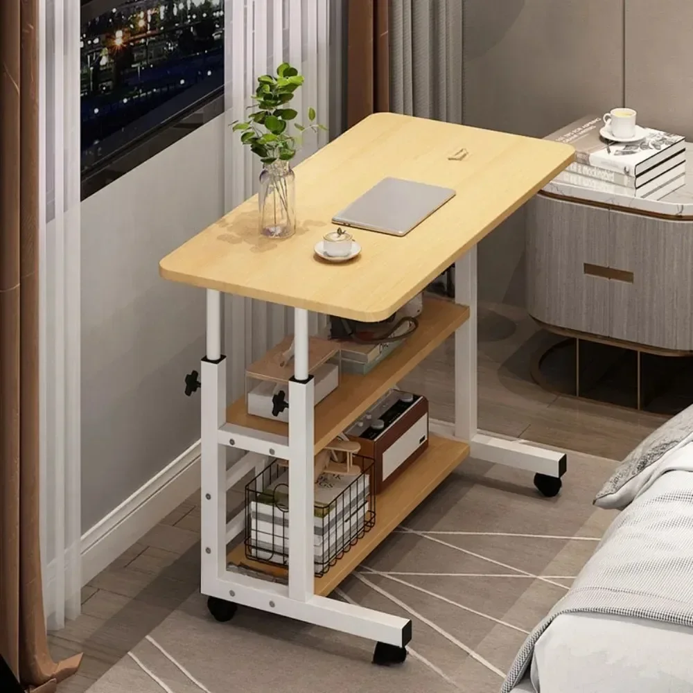 Bedside Table Liftable Computer Desk Minimalist Movable Computer Desks PortableSmall Office Furniture Office EskMulti-functional