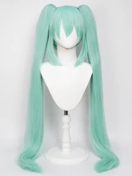 Anime Cosplay Wig, 110cm Double Ponytail Synthetic Fiber Wig, Halloween, Christmas