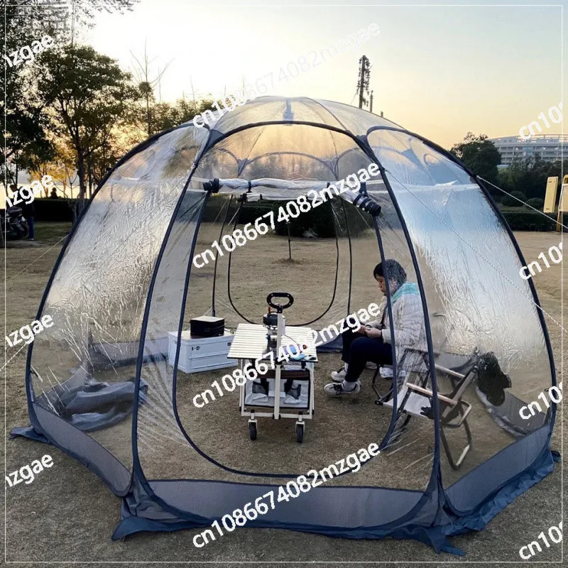 Outdoor Starry Sky Tent Spherical Bubble House Transparent Tent Outdoor Winter Warmth