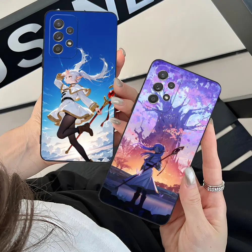 

Sousou no Frieren Matte TPU Mobile Phone Case for Samsung Galaxy M55 54 42 35 34 33 32 23 22 15 14 13 12 F55 5G Colorful Cover