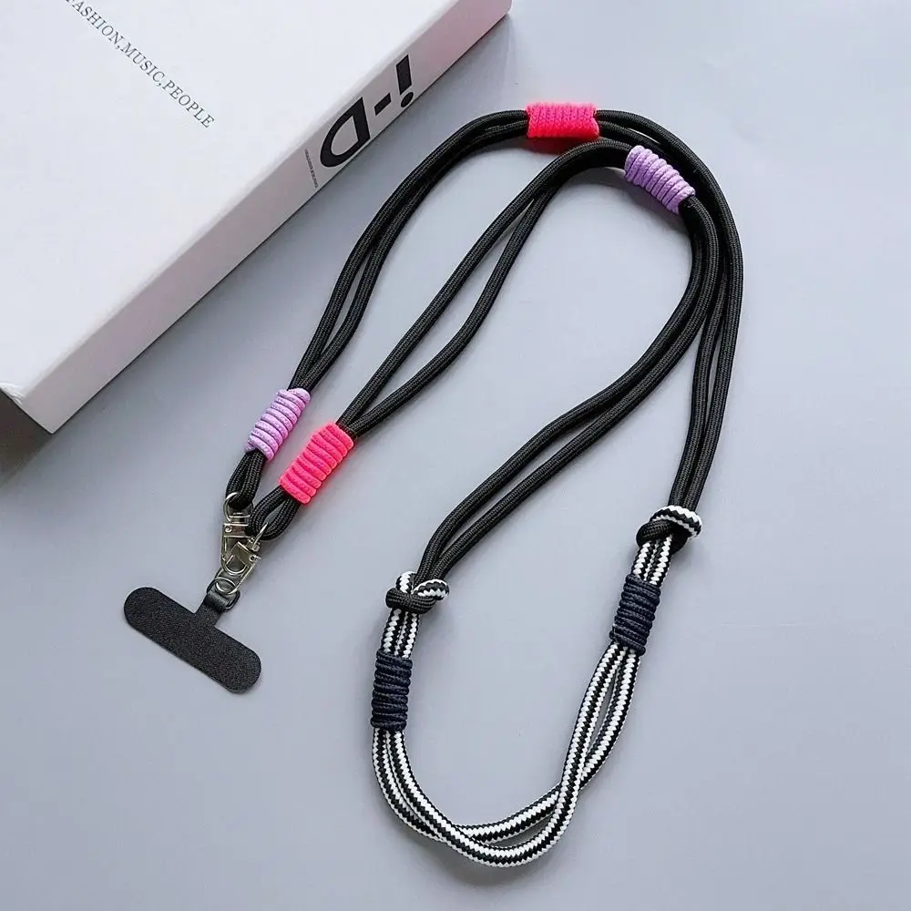 Korea Universal Adjustable Phone Lanyard Strap Mobile Phone Hanging Rope Neck Straps Anti-lost Lanyards Cell Phone Accessories