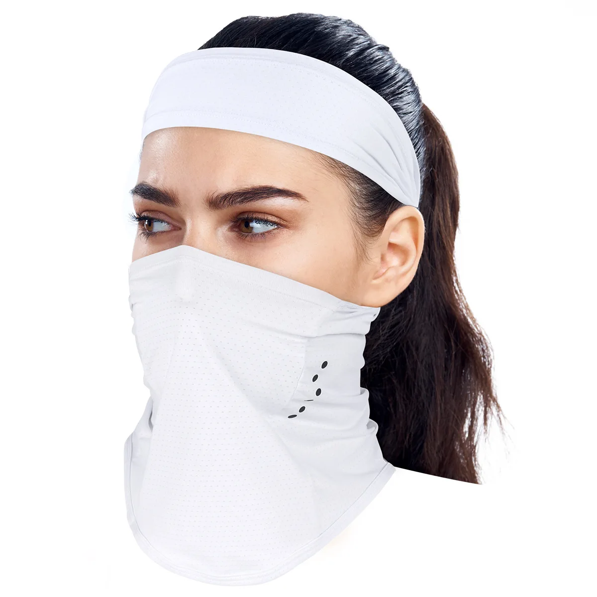 Breathable Sunscreen Ice Silk Mask For Men And Women Motorcycle Fishing Bicycle Windproof Scarf Summer Facial Scarf Headscarf