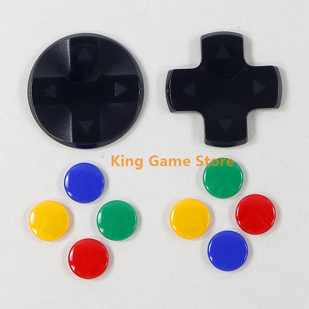 1 Zestaw Kolorowych Nakładek na Przyciski Lewego i Prawego Kontrolera do Switch 2 ABXY D-Pady Naklejki na Przyciski Kierunkowe do NS Switch2