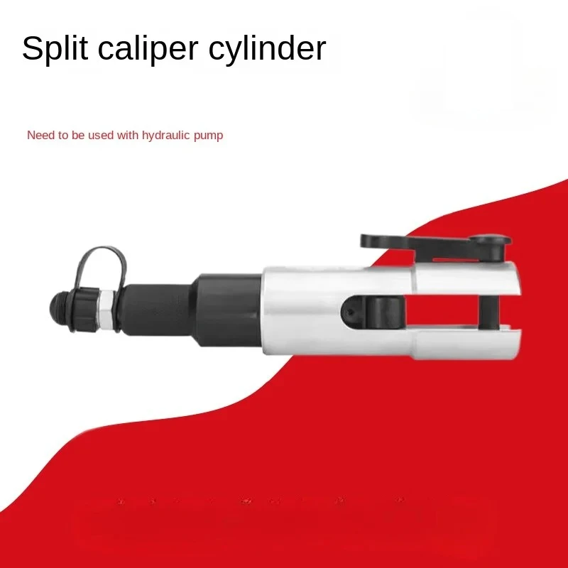 Split caliper cylinder, hydraulic clamping caliper pump
