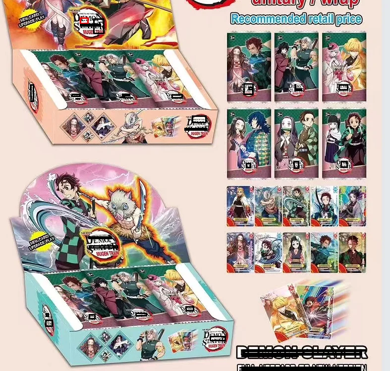 Tarjetas Flash Demon Slayer, tarjeta Mugen Train SSP, tarjeta ultra rara, tarjeta de colección de personajes Tanjirou Kamado Nezuko