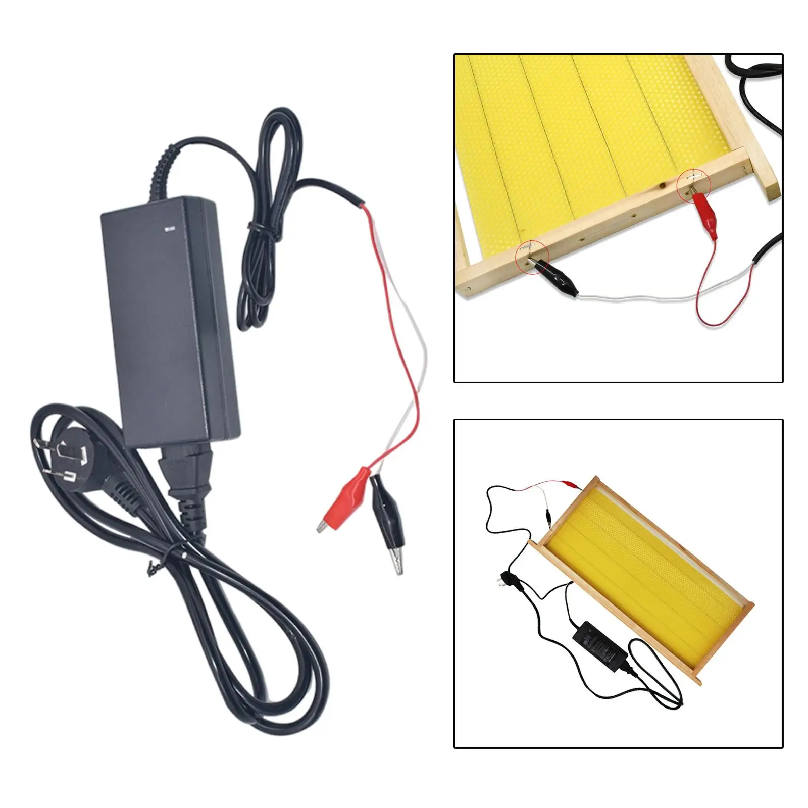 

Электрический нагреватель для ульев Beehive Apiculture Embedder с толстым кабелем – инструмент для быстрой установки проволочных рамок в пчелином улье