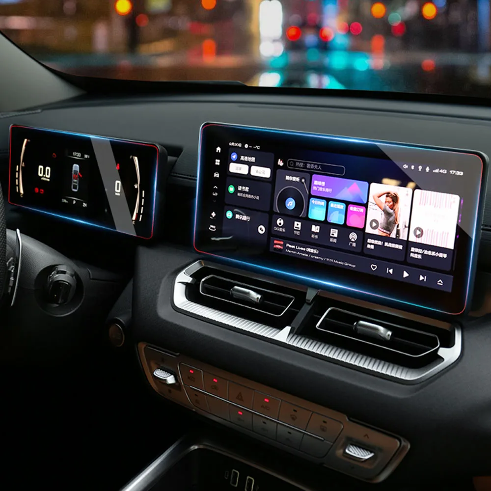 

2 шт. навигационная закаленная пленка для GWM Haval H5 2023-2025, товары для модификации интерьера, защитная пленка для экрана управления приборной панелью