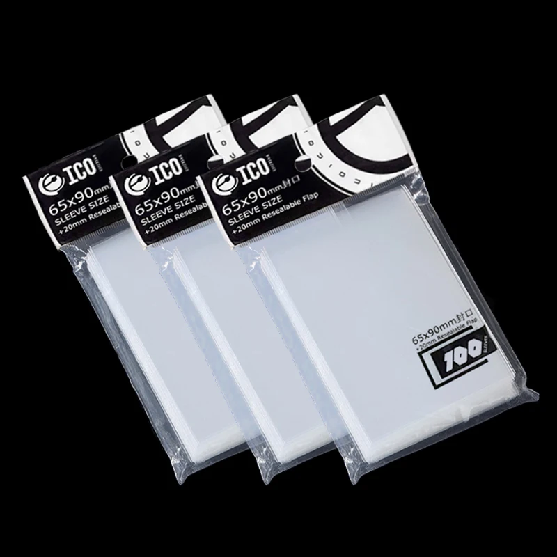 ico card sleeves 500 Count – Matte Clear Trading Card Sleeves, Polypropylene (PP), Fit for MTG, TCG, Baseball, Football, and Game Cards (Matte Clear) : Toys & Games Protect your cards with Humongous Hoard Soft Sleeves—crystal Recommend sleeves for the Sephiroth