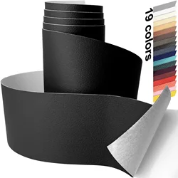고품질 가죽 수리 테이프 소파 책상 의자 자동차 인테리어 좌석 스킨에 대한 DIY 패브릭 소재, 자체 접착 강한 접착제
