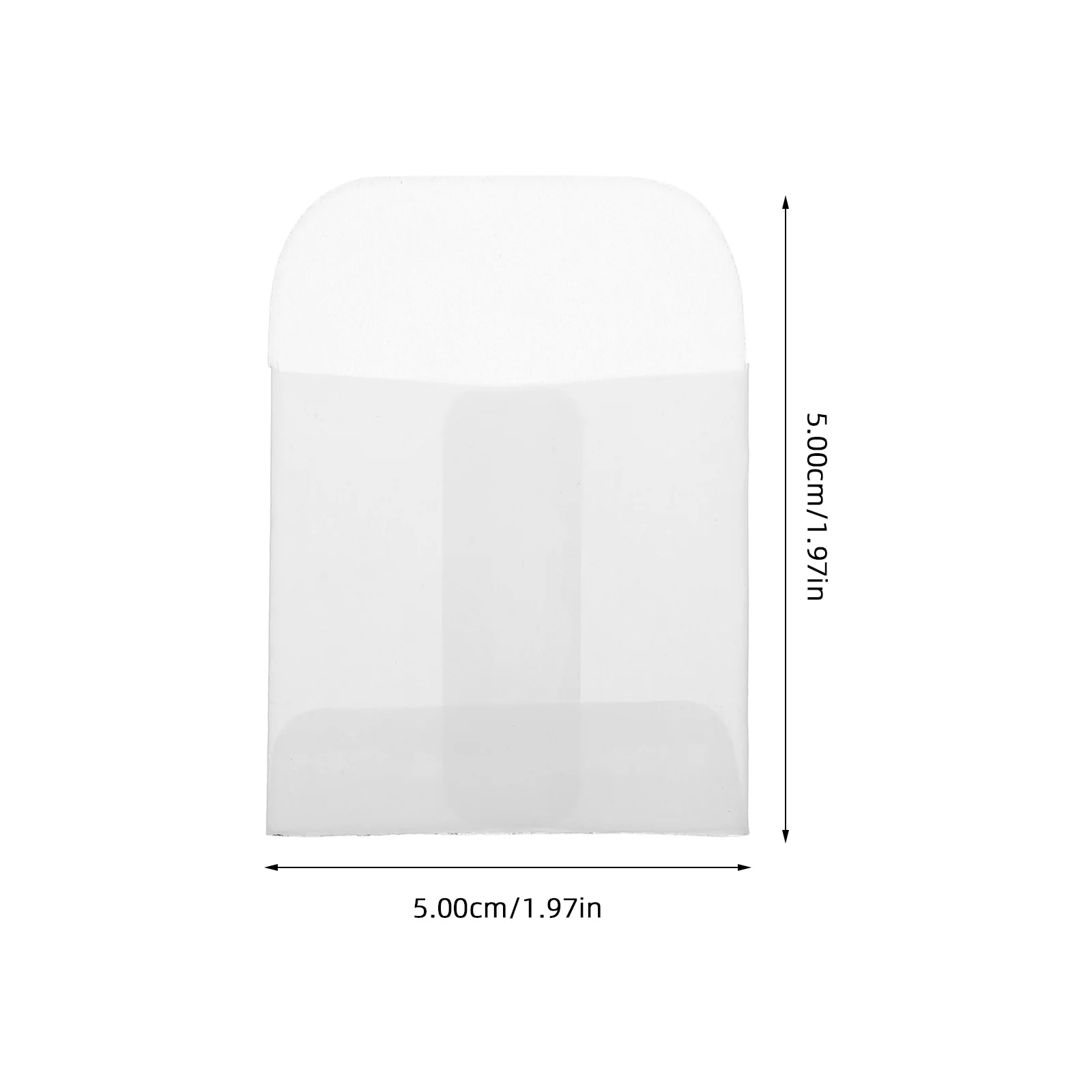 Mini sobres con etiqueta colgante para fotos, bolsas de papel para monedas, almacenamiento de embalaje de piezas pequeñas para joyería, anillos y pendientes, 50 Uds.