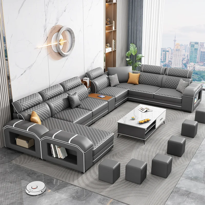 Designer Oversize Living Room Sofas Fancy Nordic Reclining Lounge Sofa Sectional Corner Divano Letto Apartment Furniture