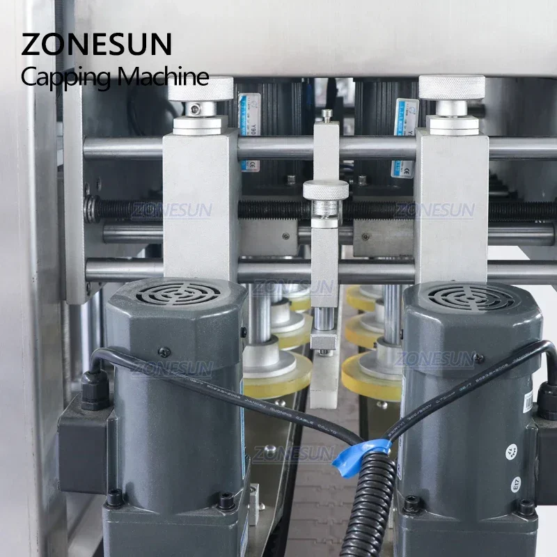 ZONESUN عالية السرعة فليبتوب رذاذ تويست قبالة الهوائية البلاستيك الزجاج زجاجة المسمار آلة السد الجرار زجاجات الحيوانات الأليفة ZS-XG440B