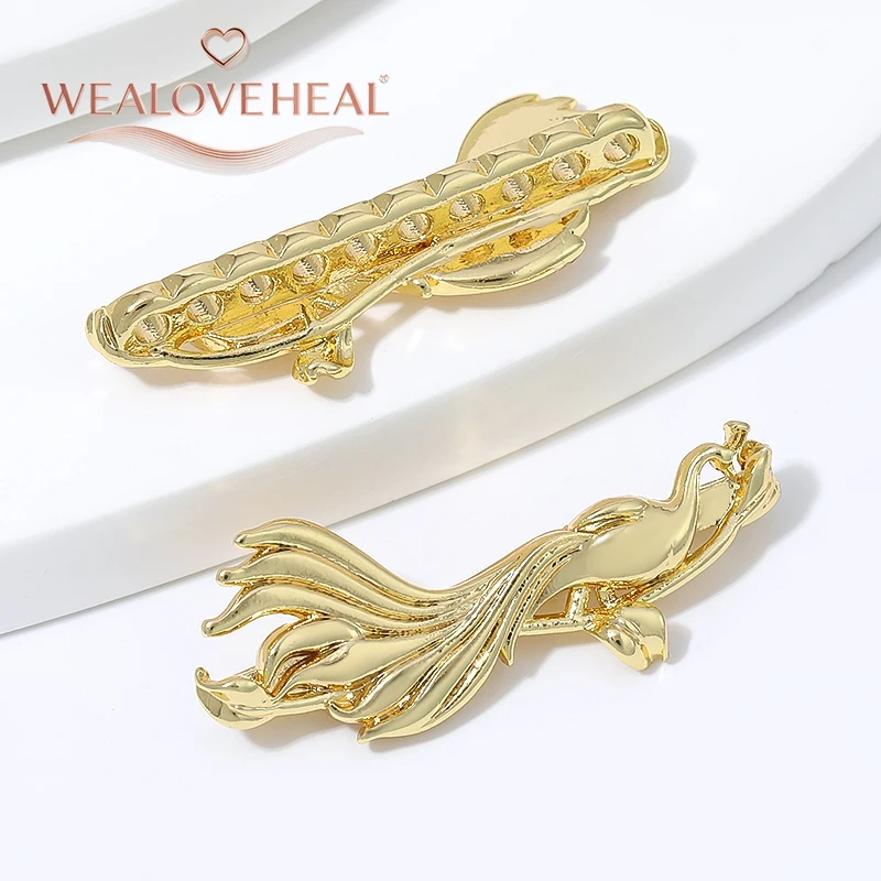 18K vergoldete Messing-Abstandsperlen in Pfauenfeder-Optik, Mehrfachloch-Verbinder für DIY-Schmuckherstellung, Perlenarmband- und Halskettenzubehör – Detail 17