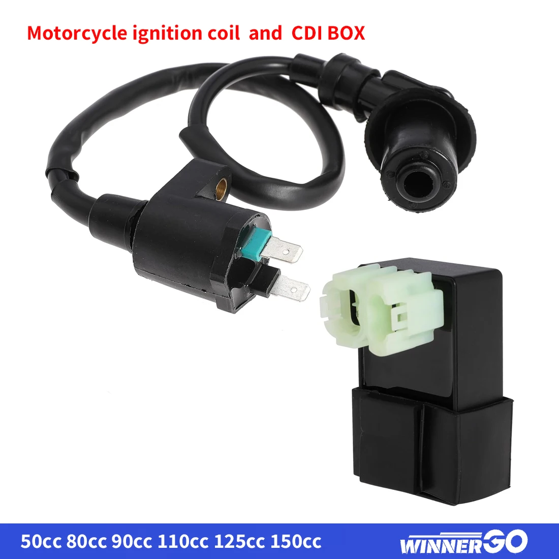 

Ignition Coil AC Fired CDI Box for GY6 50cc 80cc 90cc 110cc 125cc 150cc Chinese Scooter motorcycle ATV AMoped Go Kart Dirt Bike