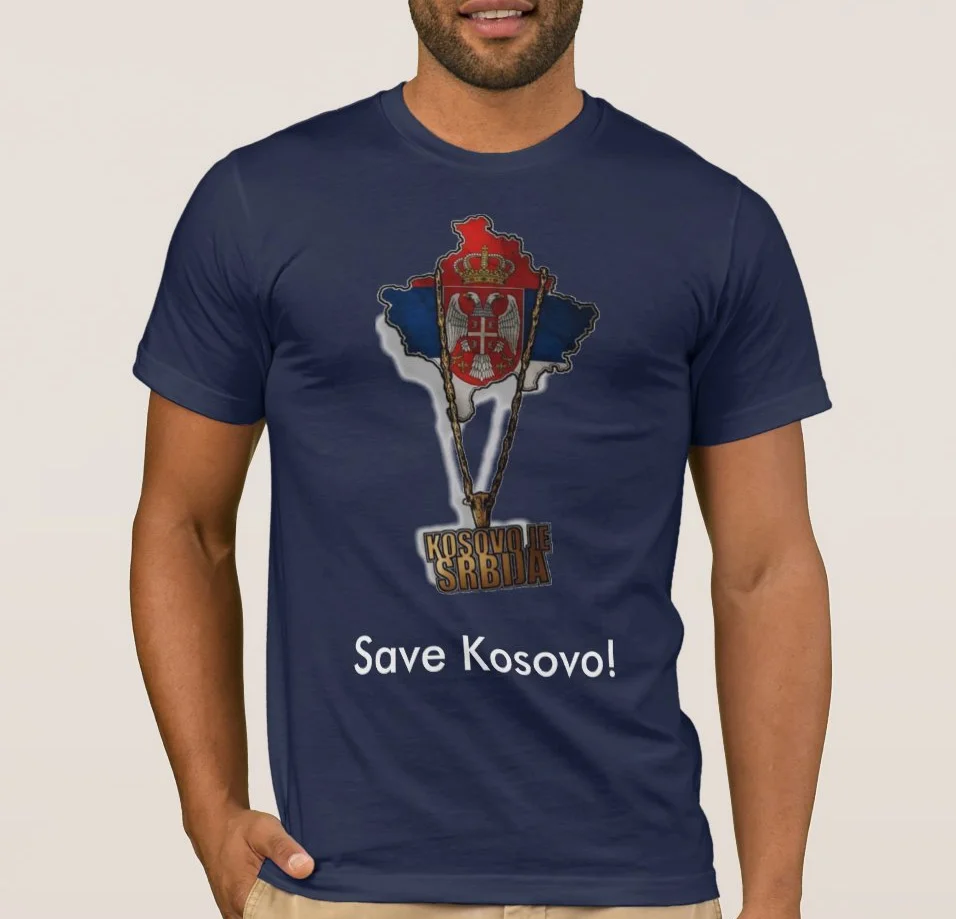 Keep Kosovo Part of Serbia, Kosovo Is Serbia Support Movement T-Shirt. Summer Cotton Short Sleeve O-Neck Mens T Shirt New S-3XL