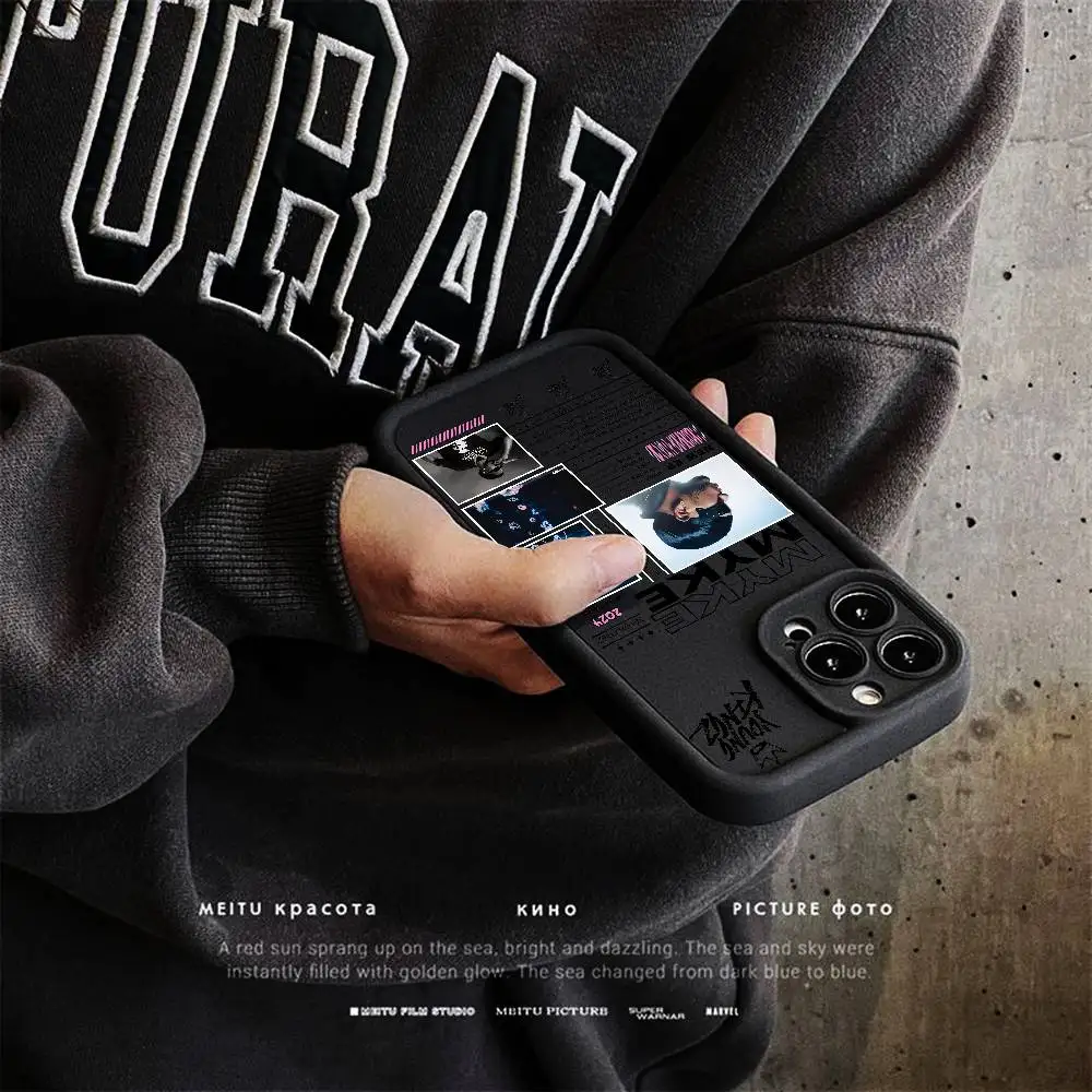 M-Myke TowerS Singer Rap Silicone Phone Case For iPhone 17 Air 17 16 15 14 13 12 11 Plus Pro Max Shockproof Soft Cover