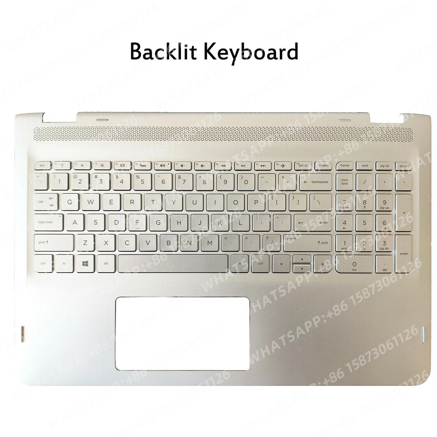 Para ENVY X360 M6-AQ 15AQ Cubierta de reposamanos con teclado retroiluminado 857283-001