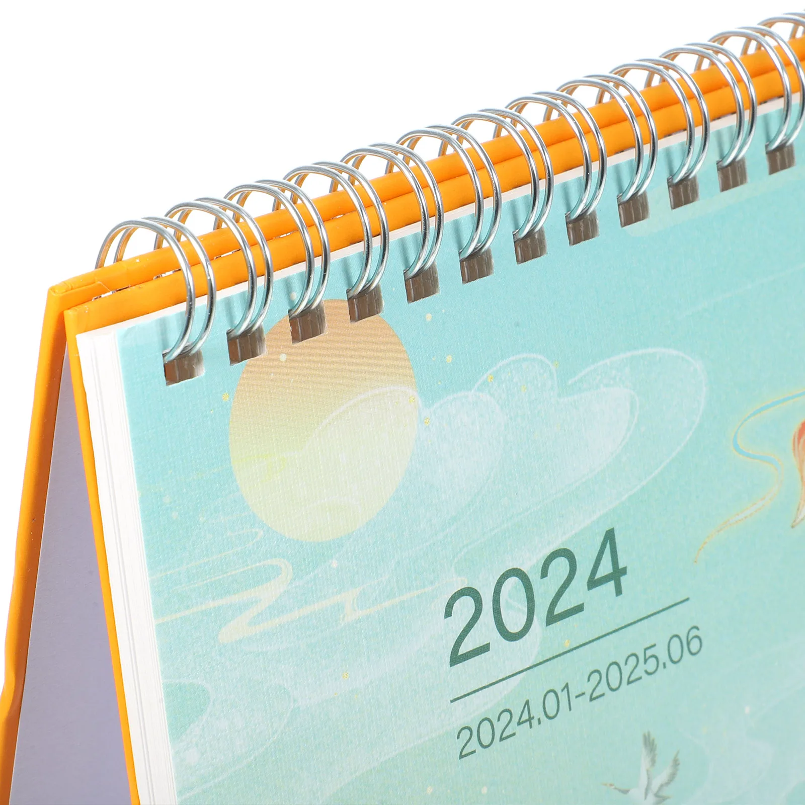 

2024-2025 A5 Desktop Calendar Planner Book Mini Flip Monthly Organizer for Office Household Portable Standing Schedule Planner