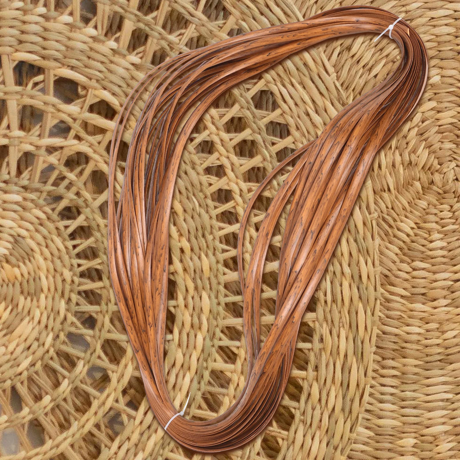 1 rollo de Material de reparación de silla de ratán de plástico, Color Natural, duradero, Pe, estera de cesta DIY, suministros para manualidades, ratán de plástico