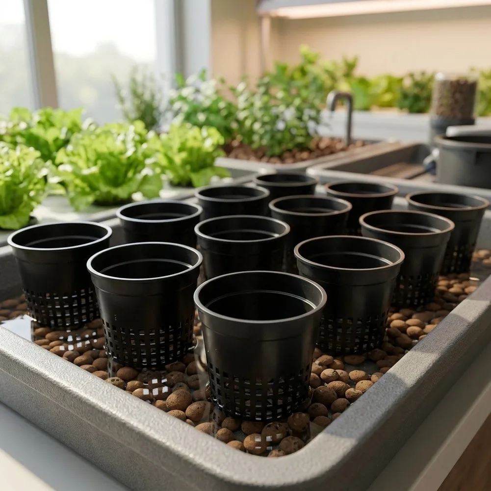 Planting Containers Net Pots Lightweight Plastic Material Multiple Planting Methods For Optimal Growth Conditions