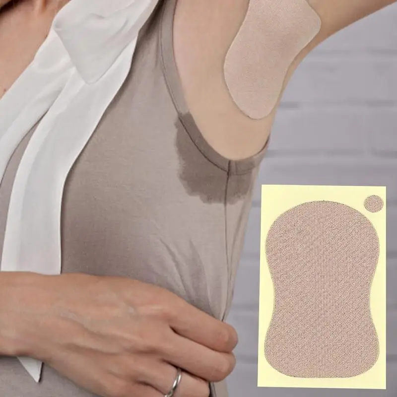 Underarm Sweat Pads 10pcs Women\'s Underarm Pads For Sweating Invisible Non Sweat Adhesive Armpit Protection Sweat Sticker For