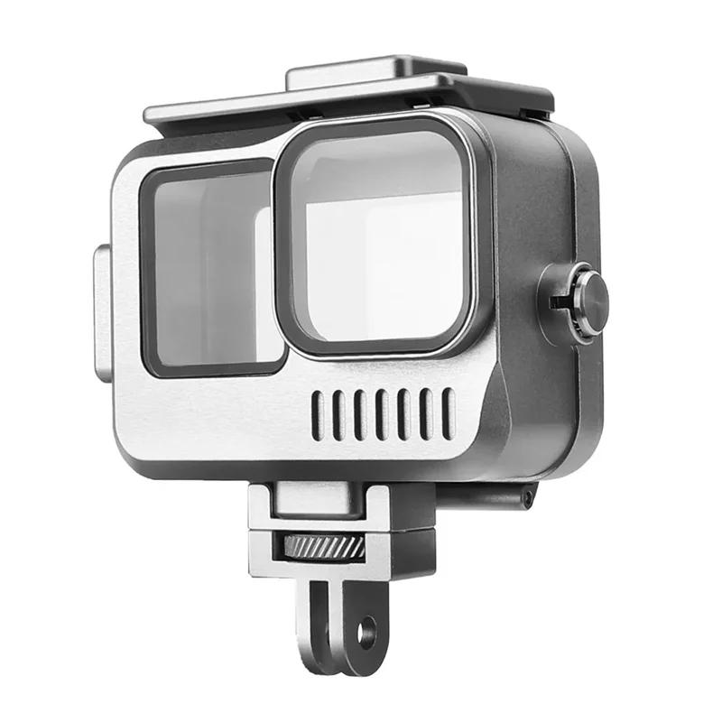 

B30C-Waterproof Housings Cage For Gopro Hero 9 10 11 Aluminum Alloy Case 40M IPX8 Underwater Imported 9H Tempered Glass Easy Ins