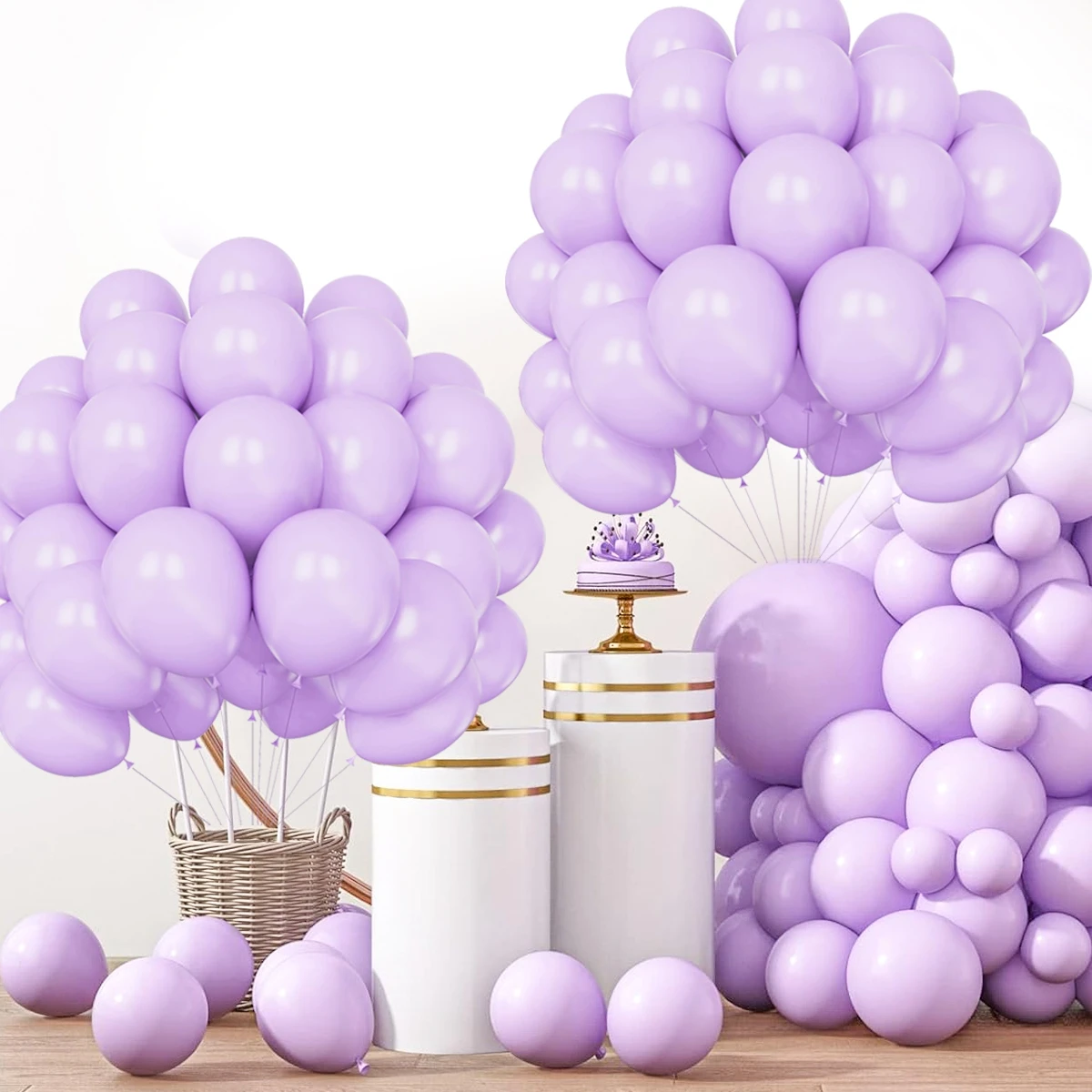 

22/55Pcs Macaron Latex Balloon Blue Grey Balloons Happy Birthday Party Decor Kids Birthday Wedding Baby Shower Party Supplies