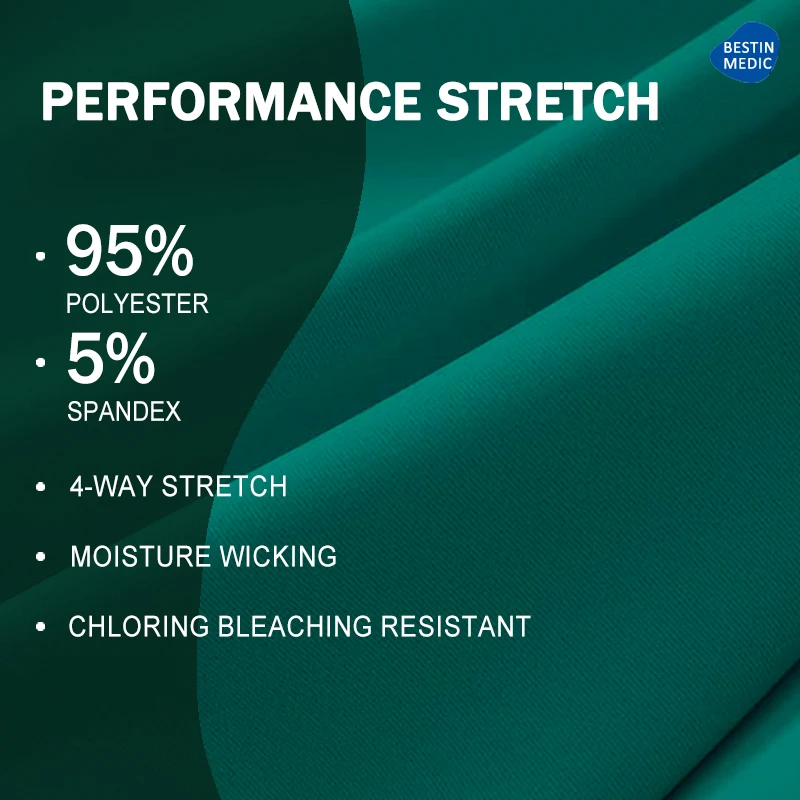 زي عمل المستشفى الأخضر بأكمام قصيرة طقم فرك سريري للنساء والرجال والممرضات برقبة على شكل حرف v سروال ركض S21