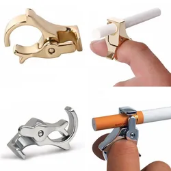 1Pcs Rings Cigarette Holder Rack Finger Clip Smoke Cool Gadgets For Man Boyfriend Gifts Smoker Tools Hot Smoking Accessories