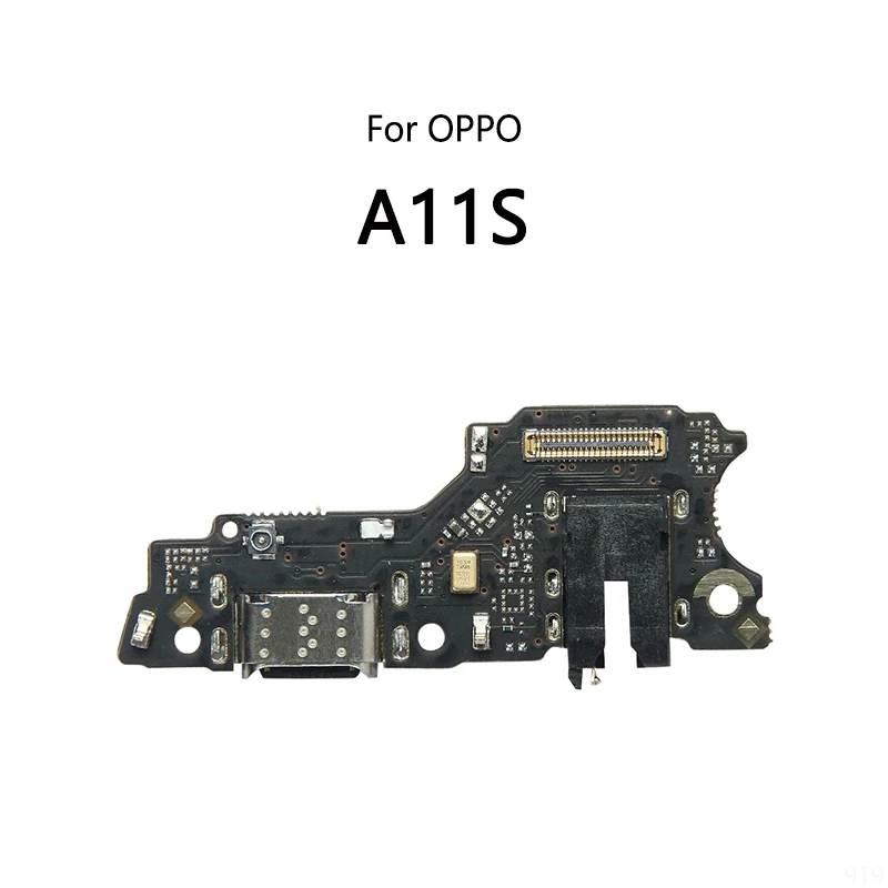 Puerto de base de carga USB, conector Jack, Cable flexible para OPPO A9 Pro, A9X, A11, A11X, A11S, A12, A15, A15S, A16S, módulo de placa de carga