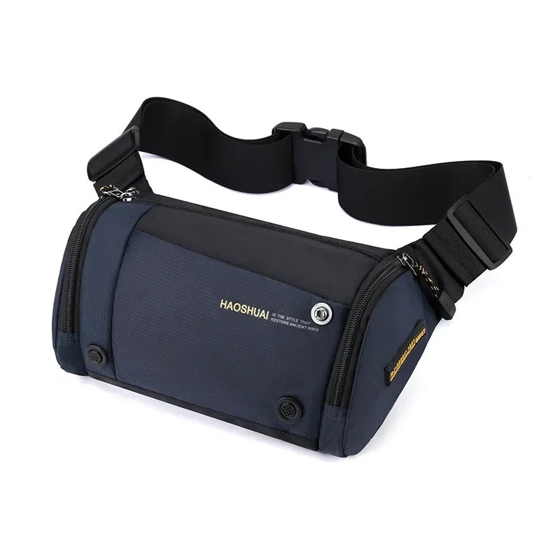 

Men Waist Fanny Pack Belt Bag Multi-purpose Travel Climb Outdoor Sports Fashion Nylon Male Cross Body Sling Chest Bum Hip Bags