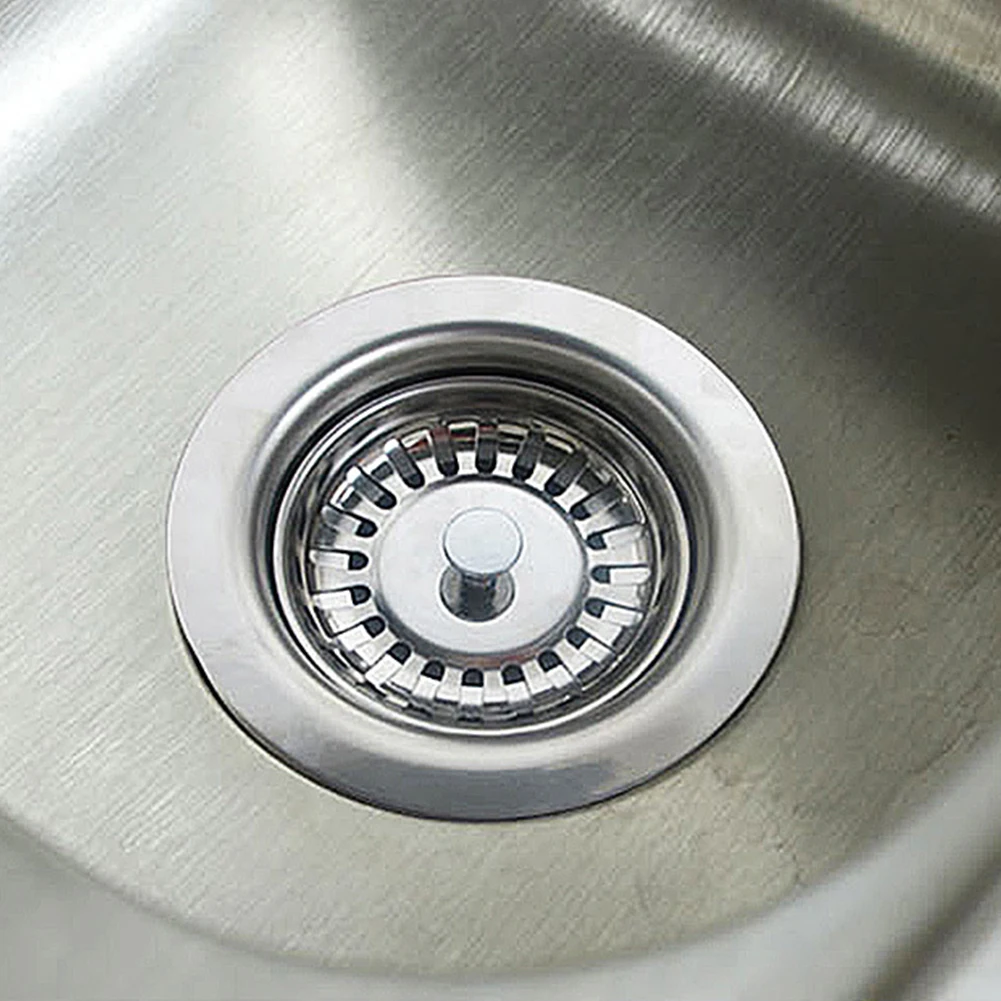 Maintenance Stainless Steel Sink Strainer Stopper Unblock Your Drain With Ease Perfect Size For Easy Installation