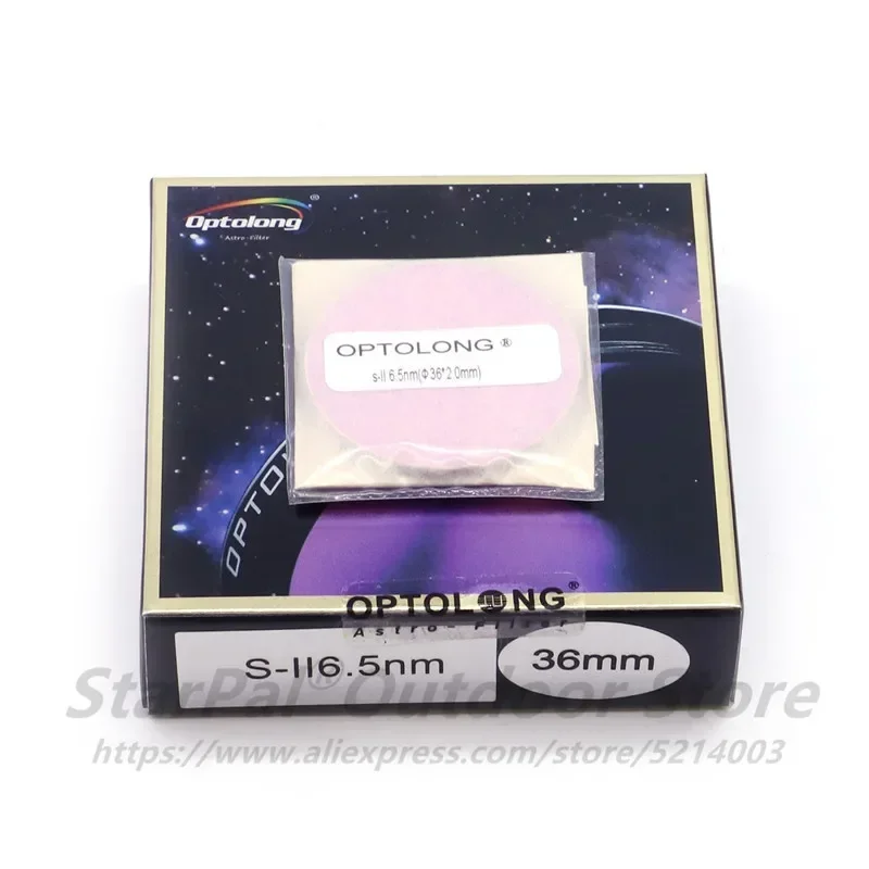 OPTOLONG Filter H-Alpha 7nm SII-CCD 6.5nm OIII-CCD 6.5nm مجموعة مرشح Telesope ذات النطاق الضيق للسماء العميقة 36 مم غير مثبتة SHO
