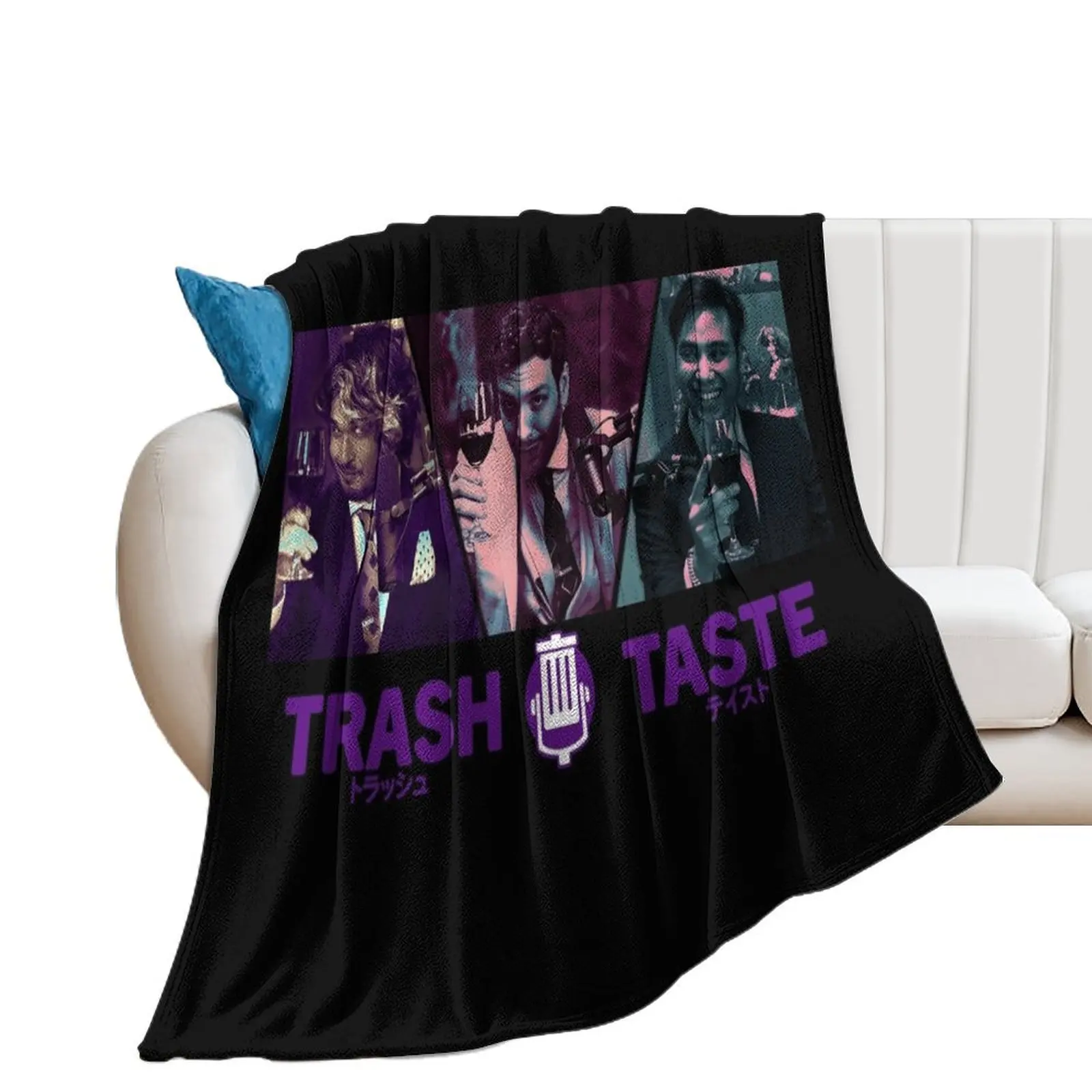 Trash taste trio (wine) Throw Blanket Soft Travel Blankets