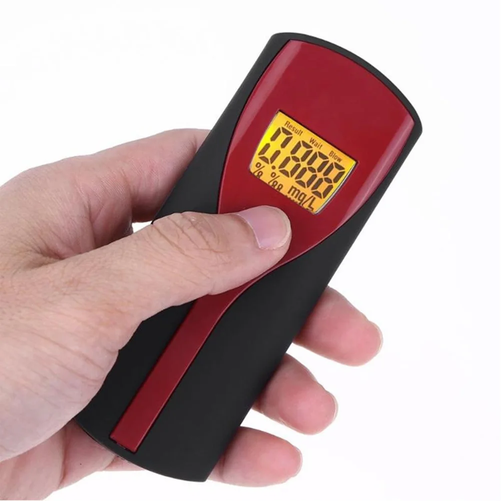 Automatic Alcohol Tester LED Digital Display High Accuracy Breathalyzer Handheld Alcohol Breath Tester Non-Contact Alcohol Meter