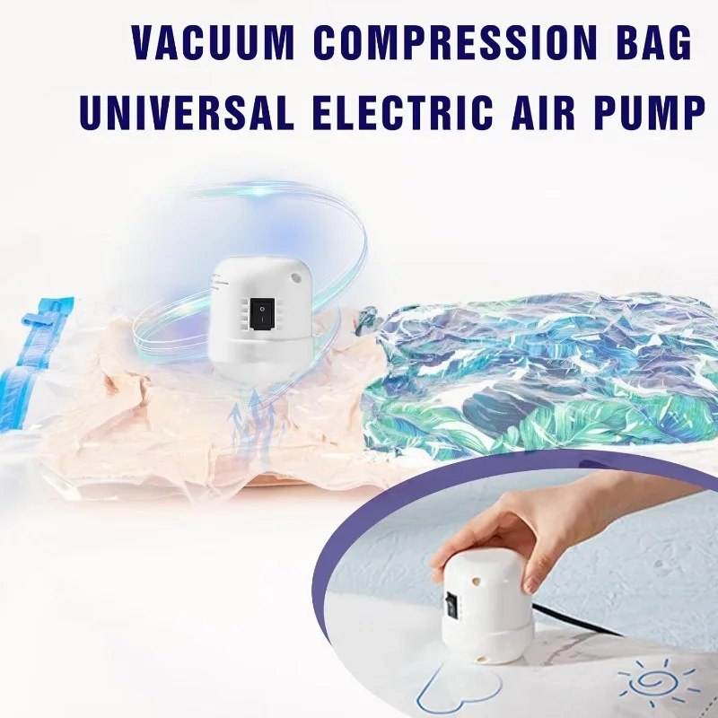 مضخة تفريغ عالمية حقيبة مضغوطة مضخة كهربائية السفر حقيبة فارغة مضخة المحمولة آلة سد الفراغ لحقيبة تخزين الملابس