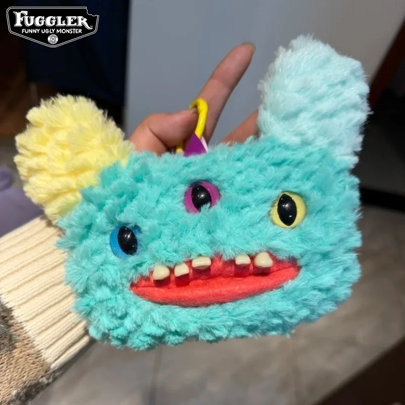 

Fuggler Original Funny Ugly Monster Coin Purse Keychain Lab Escape Plan Series Cartoon Kawaii Doll Toys Accessories Birthday Gif
