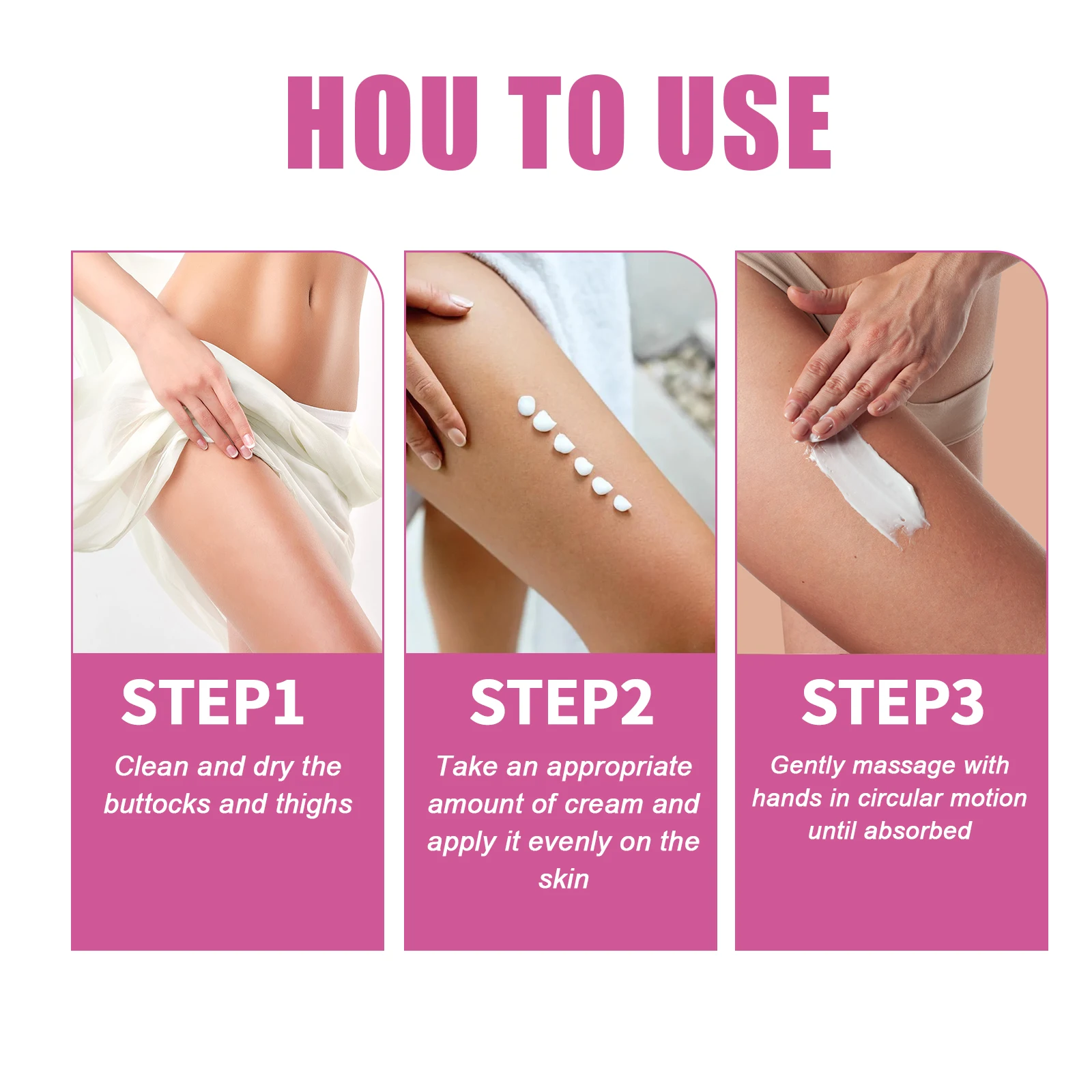 Butt Thigh Acne Cream Remove Pimples Moisturizing Clarifying Brightening Smoothing Skin Care Thigh Acne Removal Cream - view 5