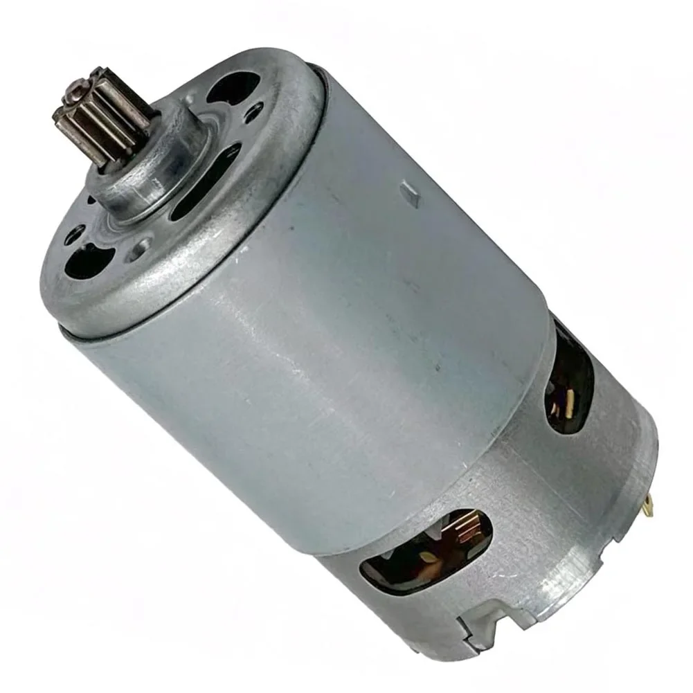 Cordless Drill Parts RS550 Motor For Home Workshop High Torque Output Compact Metal Housing For Cordless Drills