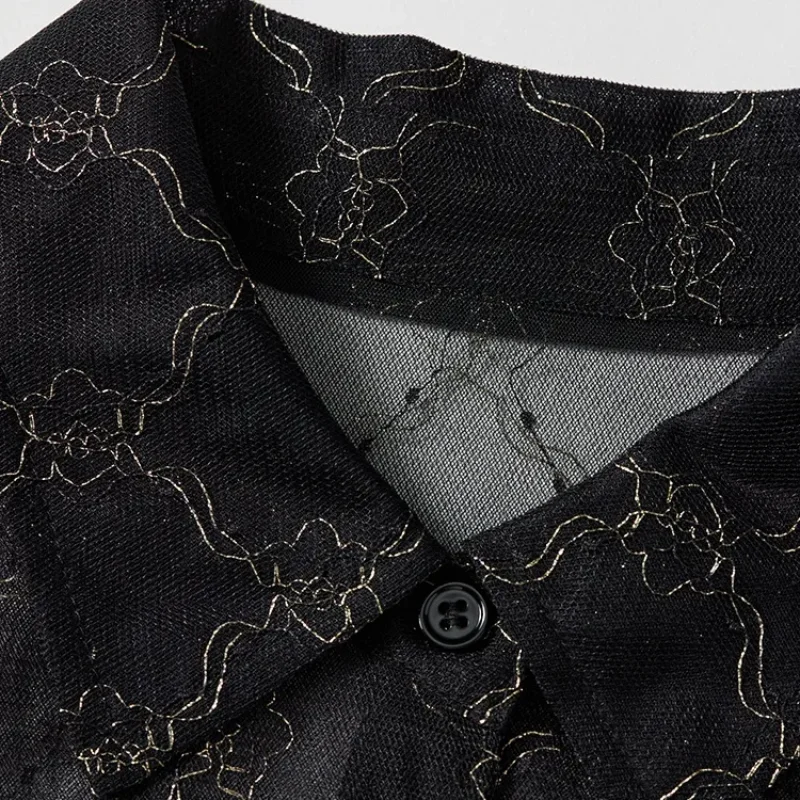 Women's New Stitched POLO Collar Button Fashion Loose Versatile Casual Long Sleeve Shirts