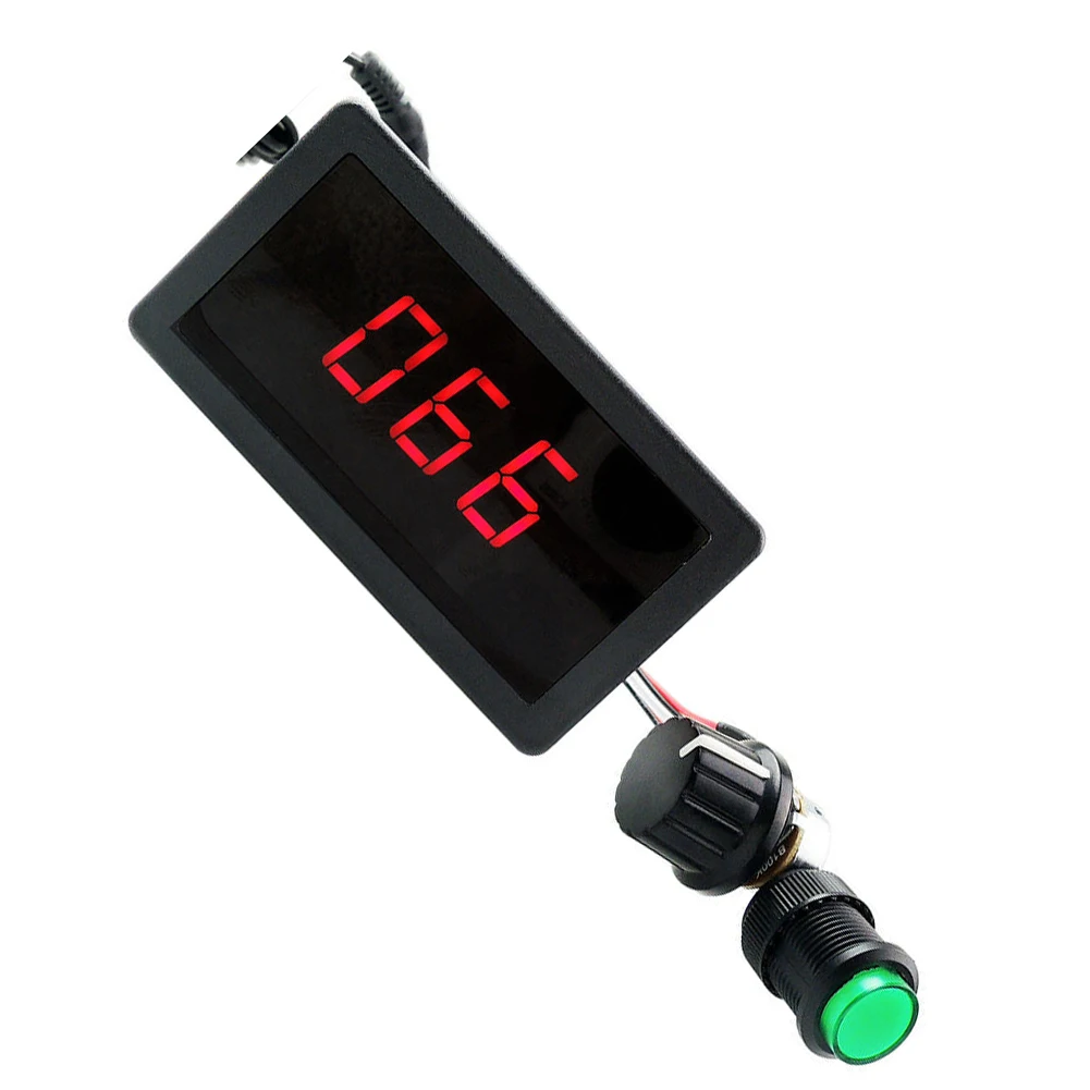 Panel Module DC Motor Controller For Hobby Sleep Standby Function Industrial Rotary Knob Stepless Regulation Panel