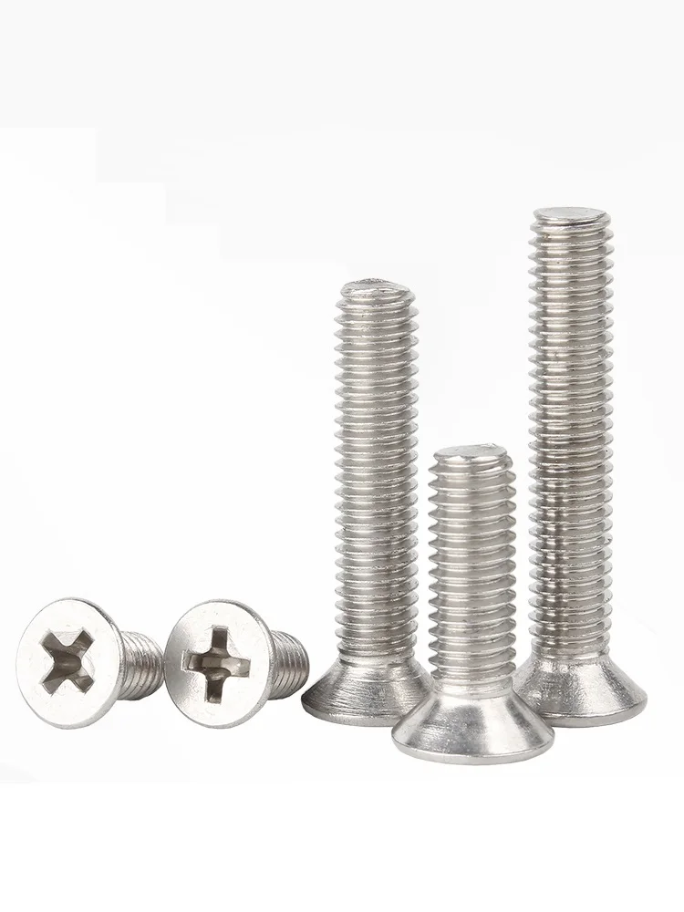 

Винт с плоской потайной головкой Phillips из нержавеющей стали 304, M6x20/40 мм