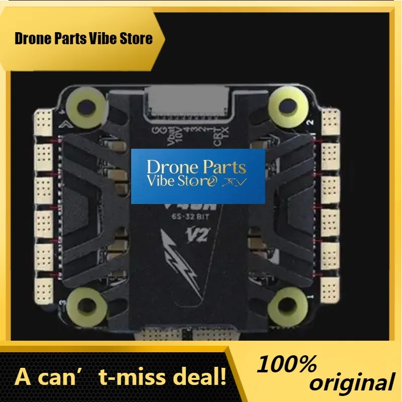 

DronePTMOTOR V45A 6S 45A ESC BL32 4in1 Speed Controller 3~6S Lipo FPV Racing F4 F7 F722 F405 Stack Matek Geprc Iflight 170-450 D