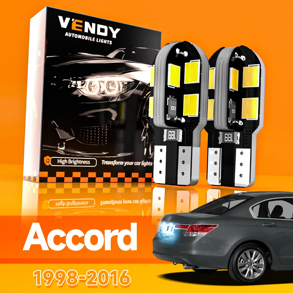 

2 шт. для Honda Accord 7 8 9 1998-2016 светодиодный светильник номерного знака 2003 2007 2008 2009 2011 2012 2013 2014 2015 аксессуары Canbus