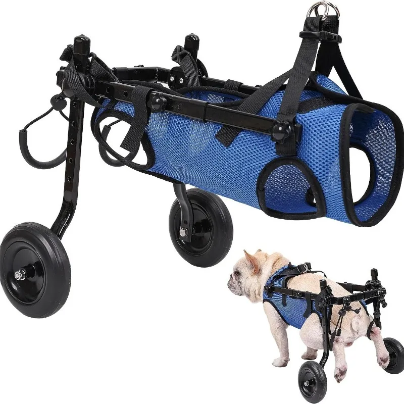 Pet Wheelchair Dog Wheelchair Hind Limb Paralysis Disabled Elderly Pet Scooter Dog Rehabilitation Walking Assist Vehicle