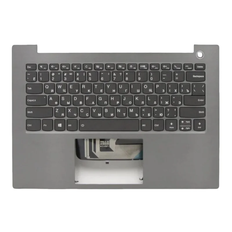

T RU Russian Mineral Gray Keyboard Upper Case Palmrest Shell Cover For Lenovo ThinkBook 14 14IML 14IIL 5CB0W44364
