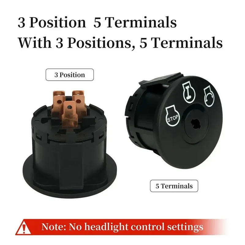 Vlag Lawn Mower Tractor Ignition With Key Mower Button Plug-&-Play Lawn Mower Button Easy To Install For Most Lawn Mower