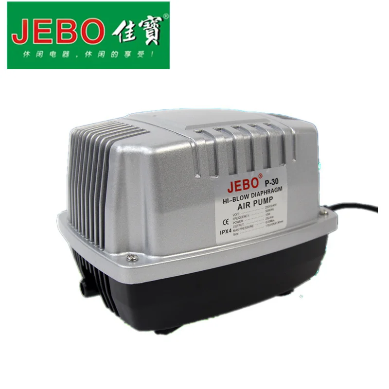 

JEBO Oxygen Air Pump Aquarium Fish Tank Silent P30Generator Accessories Compressor Fishing Fishbowl Aerator Akvarium Stone Goods