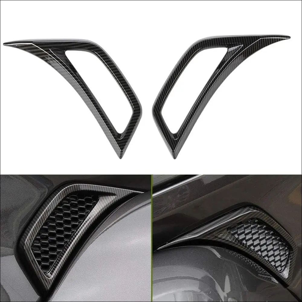 Car Wheel Brow Side Air Conditioning Vent Decorative Cover Trim For Jeep Wrangler JL JLU JT 2018-2025+ Car Stickers ABS